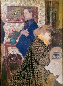 Vallotton y Misia en el Comedor de la Rue Saint-Florentin