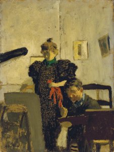 Vallotton en los Natansons, 1897 de Edouard Vuillard