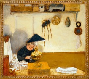 Vuillard, Madame Vuillard cosiendo de Edouard Vuillard
