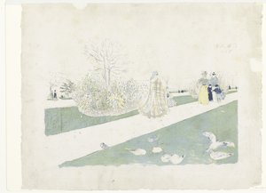 Paseos en el parque de las Tullerías de París
El Jardín de las Tullerías de Edouard Vuillard