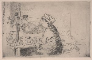 Mujer con un Ramo, c.1924