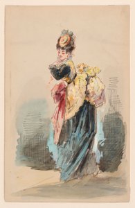 Una Dama Paseando de Edouard de Beaumont