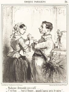 Madame pide su café de Edouard de Beaumont