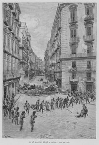 Il 15 Maggio 1848 A Napoli (grabado)