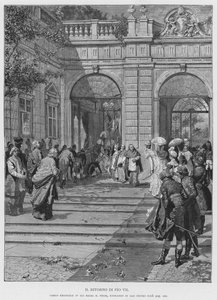 El Retorno de Pío VII de Edouardo Matania