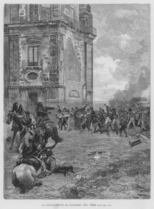 La Revolución de Palermo en 1820 de Edouardo Matania
