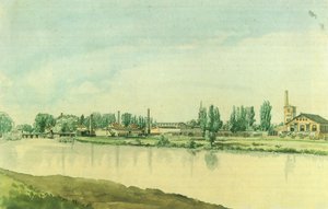Alemán: Las fábricas Borsig de Moabit de Eduard Gaertner