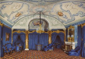 Interiores del Palacio de Invierno. El Cuarto Apartamento Reservado. Un Dormitorio, 1868