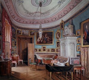Vista de la habitación de Pablo I en Gatchina