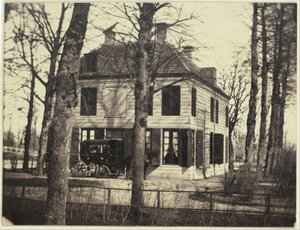 Vista de una casa en un parque de Eduard Isaac Asser