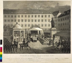 Descubrimiento del monumento a Francisco I Graz: inauguración de un monumento de Eduard Kaiser