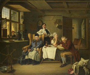 Lectura de la Biblia de Eduard Karl Gustav Lebrecht Pistorius
