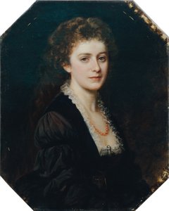 retrato de una dama de Eduard Ritter von Engerth