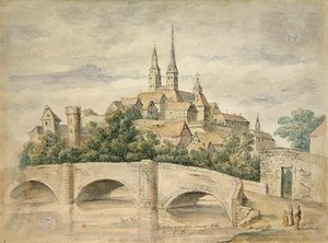 Vista de Fritzlar de Eduard Stiegel