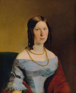 retrato de una dama de Eduard Swoboda