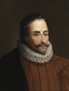 Retrato de Miguel de Cervantes (1547-1616), poeta y dramaturgo español por Eduardo Balaca, ca. 1877