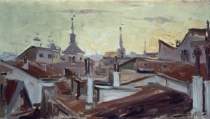 Tejados de Madrid de Eduardo Chicharro y Agüera