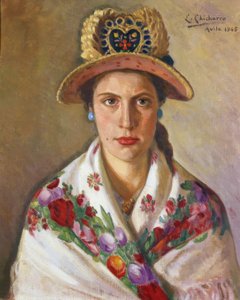 Mujer de Ávila de Eduardo Chicharro y Agüera
