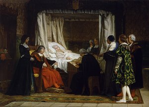 La Reina Isabel la Católica dicta su testamento