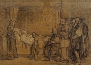 Estudio para el testamento de Isabel la Católica