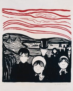 sensación de miedo de Edvard Munch