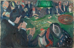 En la mesa de ruleta en Monte Carlo de Edvard Munch