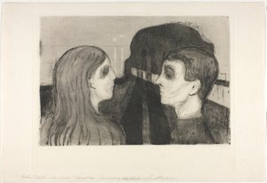 Atracción II de Edvard Munch