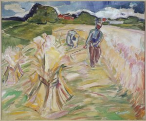 El campo de trigo de Edvard Munch