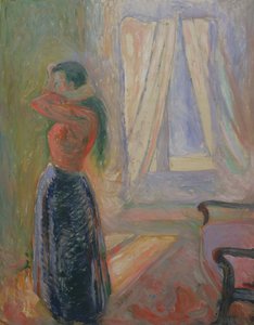 Mujer en el tocador, 1892