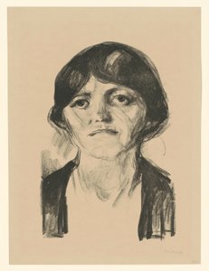 Cabeza de mujer de Edvard Munch