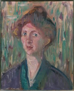 Retrato de mujer de Edvard Munch