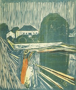 Niñas en el puente de Edvard Munch