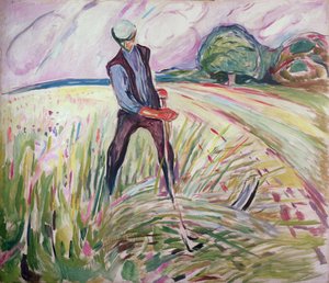 Haciendo Heno de Edvard Munch