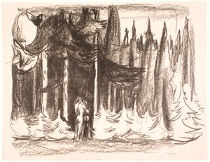 En el bosque de Edvard Munch