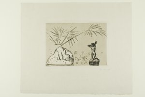Interior con Esculturas