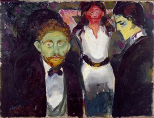 Celos de Edvard Munch