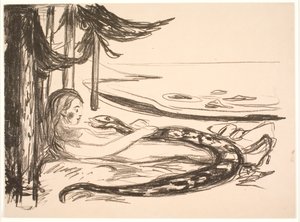 La mujer y la serpiente