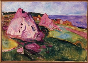Paisaje, Rocas violetas