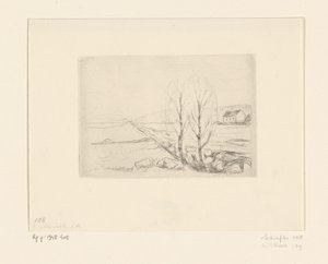 Paisaje con casa
Paisaje noruego (título original)