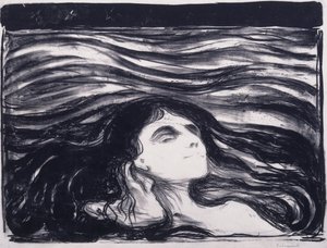 Amantes en las olas