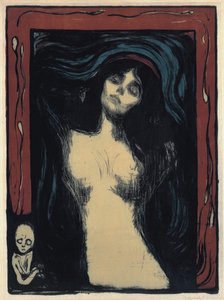 Madonna Mujer Amorosa, 1895-1900 de Edvard Munch