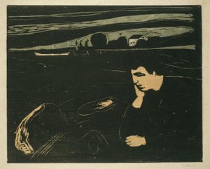Melancolía III, 1902 de Edvard Munch