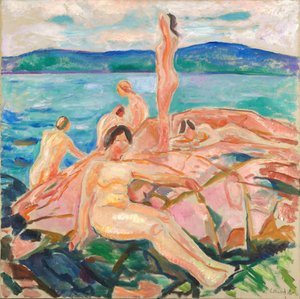 Solsticio de verano de Edvard Munch