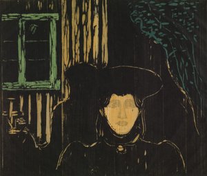 Luz de luna de Edvard Munch
