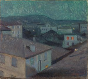 Noche en Niza de Edvard Munch