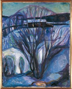 Noruega, Oslo, Paisaje Invernal, Ekely de Edvard Munch
