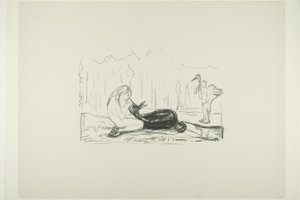 Omega y el Ciervo de Edvard Munch