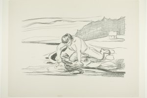 Muerte de Omega de Edvard Munch