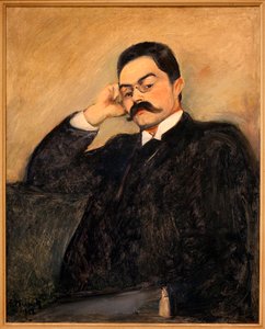 Retrato de Thor Lutken de Edvard Munch