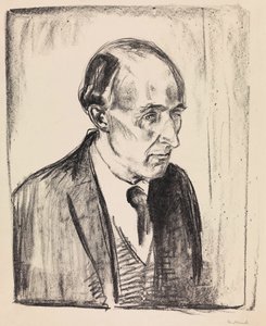 Retrato del compositor Frederick Delius 1862-1934 de Edvard Munch
